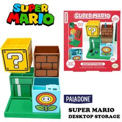 新品　任天堂　パラドン　マリオ　デスク収納　スーパーマリオ デスクトップ ストレージ　ペン立て　キャラクターグッズ　ゲームE800