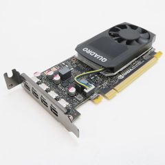 中古ロープロファイルビデオカード PCI-Express NVIDIA Quadro P1000 4GB VRAM Mini Display Port x4