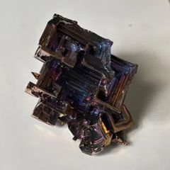 ビスマス結晶　蒼紫金
