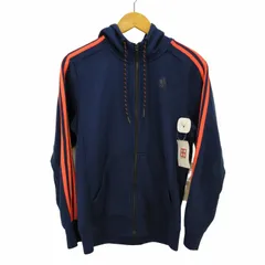 アディダス adidas サイドストライプフルジップアップパーカー メンズ  M