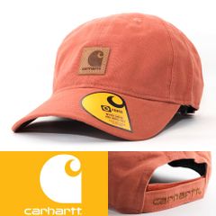 ローキャップ 帽子 カーハート Carhartt 100289 Canvas Baseball Cap テラコッタ 5GYHV USA ワークウェアブランド
