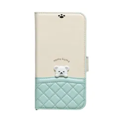 ☆ 15nemukuma/アイスブルー ☆ sakana to neko iPhone 手帳型ケース アイフォンケース 手帳型 スマホケース iphone se se2 se3 第2世代 第3世代 8 7 手帳 携帯 ケース おしゃれ 大人 かわいい 可愛い