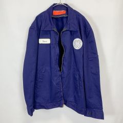 【古着】Fire Resistant ワークジャケット ネイビー Lサイズ
