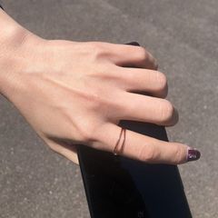 リング 指輪 ピンクゴールド フリーサイズ 普段使い
