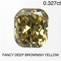 【新品】FANCY DEEP BROWNISH YELLOW ダイヤモンドルース