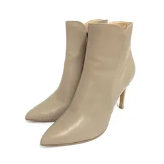 DIANA ダイアナ ショートブーツ 表記サイズ:22 1/2 サイドジップ レザー    ベージュ レディース / 240001165169