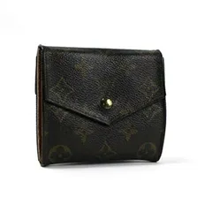 ルイヴィトン モノグラム ポルトモネビエカルトクレディ Wホック財布