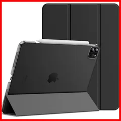 JEDirect iPadPro11インチ(2022/2021/2020/2018)保護ケース Pencilワイヤレス充電対応 ウェイクアップ/オートスリープ機能付き スマートカバーiPad Pro 11用 (ブラック)