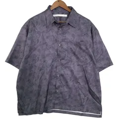 Anchor Smith アンカー スミス 春夏★ 半袖 ペイズリー柄 オーバーサイズ シャツ Sz.M メンズ