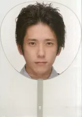 【中古】うちわ(男性) 二宮和也(嵐) ジャンボうちわ 「arashi marks ARASHI AROUND ASIA 2008 in TAIPEI」 台北公演限定