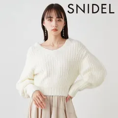 2023年最新】snidel オフショルリブニットプルオーバーの人気アイテム