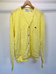 IZODLACOSTE ラコステ ニット カーディガン XL イエロー ヴィンテージ メンズ 古着