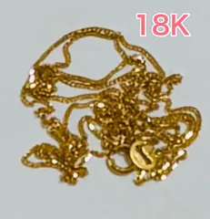 K18 ゴールド 18.5㎝ 2.7g ツイストチェーン ブレスレット 店舗受取可