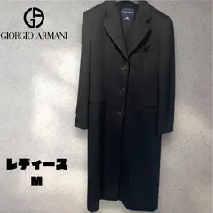 GIORGIO ARMANI / ジョルジオ・アルマーニ　ダブルロングコート GIORGIO ARMANI（ジョルジオアルマーニ）チェスターコート 紺