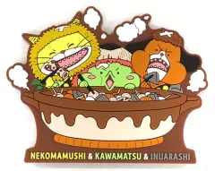 【中古】雑貨 ネコマムシ＆河松＆イヌアラシ ラバースタンドコレクション 「一番くじ ワンピース エモーショナルストーリーズ2」 I賞