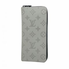 ルイ・ヴィトン(Louis Vuitton) ルイ・ヴィトン 長財布 モノグラムシャドウ ジッピーウォレットヴェルティカル M81384 グレーメンズ