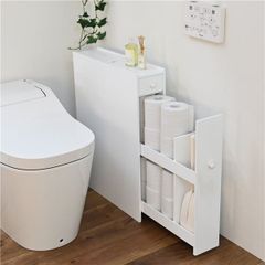 フォロー割【新品】スリムトイレラック 12ロール トイレ収納 幅14cm 