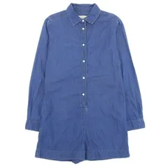 ◆美品◆ ステラマッカートニー STELLA MCCARTNEY コットン オールインワン ショートパンツ レディース インディゴブルー size38 [Y02999]のサムネイル