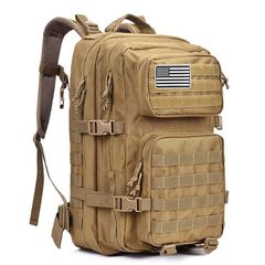 G4Free 40L Military Tactical Backpack, Hiking Rucksack, Molle Compatible, Large Capacity, Multifunctional for Camping, Travel, Hiking, and Emergency Preparedness