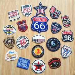 補修 補修 DIY パッチステッカー 手作り 貼り付けまたは縫い付け ワッペン 刺繍パッチ (ミリタリーワッペン20枚) 人気セット アイロンワッペン DFsucces