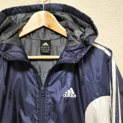 ☆00s old adidas 2004年製 アディダス 万国旗タグ ナイロンジャケット トラックジャケット メンズ 160 ジャージ アウター トップス パフォーマンスロゴ オールド ビンテージ ブランド古着 USED