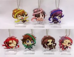 【中古】雑貨 [単品] 集合 描きおろしちびキャラアクリルスタンドキーチェーン7個セット 「Switchソフト 薄桜鬼 真改 銀星ノ抄 スペシャルステラセット」 同梱特典