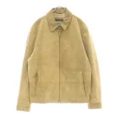 BANANA REPUBLIC (バナナリパブリック) 90S スウェードレザー ジップアップジャケット ブラウン