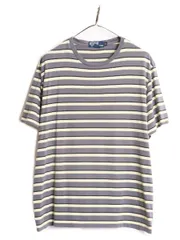 【お得なクーポン配布中!】 90s ポロ ラルフローレン ボーダー 半袖 Tシャツ メンズ XL / 90年代 オールド ボーダーT コットン ポニー無し マルチカラー 大きいサイズ