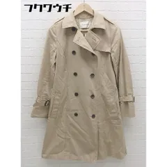 ■ ◎ La TOTALITE ラ トータリテ ベルト付 長袖 トレンチ コート サイズ38 ベージュ レディース  【中古】 【1002798468634】のサムネイル