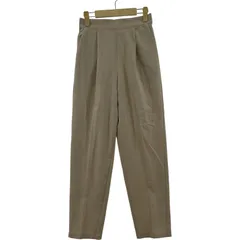 美品  Samansa Mos2 blue サマンサモスモス ブルー タグ付き タック テーパードパンツ sizeフリー/ベージュ