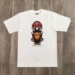 【中古】APE エイプ マリオ マイロ Tシャツ XLサイズ