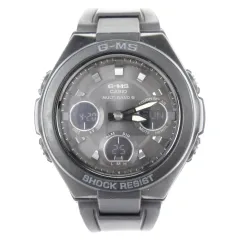 ベビージー Baby-G カシオ CASIO G-MS 腕時計 ソーラー アナデジ MSG-W100G-1AJF 黒 ブラックのサムネイル