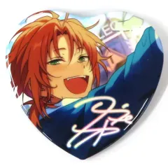 【中古】バッジ・ピンズ 月永レオ(王冠と仲間/開花前) 「あんさんぶるスターズ! 願望ホログラムハート缶バッジ Knights」 中国限定