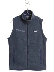 【お得なクーポン配布中!】 パタゴニア ベターセーター ベスト レディース S 古着 19年製 フリース セーター 前開き フルジップ アウトドア ハイネック 重ね着 企業 紺