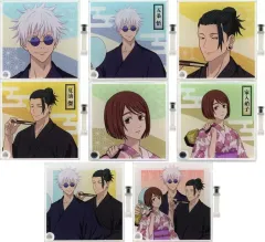 【中古】アクリルスタンド・アクリルパネル 全8種セット 「呪術廻戦×浅草花やしき 描き下ろしイラスト 懐玉・玉折 浴衣ver. トレーディングアクリルスタンドパネル」