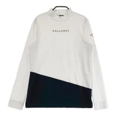 サイズ：L CALLAWAY キャロウェイ  ハイネックバイカラー長袖Tシャツ  ホワイト系 [240101421625] ゴルフウェア レディース ストスト