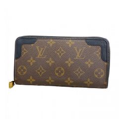ルイ・ヴィトン(Louis Vuitton) ルイ・ヴィトン 長財布 モノグラム ジッピーウォレットレティーロ M61855 ブラウン ノワールレディース