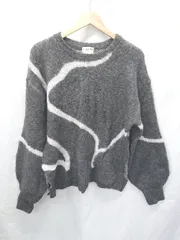 ◇ ⊇ チャオパニックティピー ニュアンス柄 シャギーニット 長袖 セーター サイズONE グレー系 レディース E  【1507100003997】