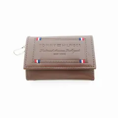 トミーヒルフィガー TOMMY HILFIGER キーケース 本革 レザー 6連 ブラウン /UO