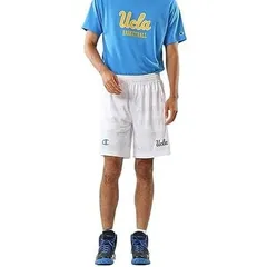 チャンピオン(Champion) バスケットボール ハーフパンツ C3-XB561 メンズ ホワイト Sサイズ 吸汗速乾