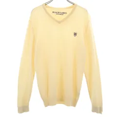 ブラックレーベルクレストブリッジ 長袖 Vネック セーター 2 生成り BLACK LABEL CRESTBRIDGE ニット メンズ