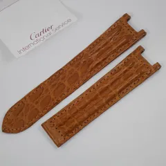 美品】カルティエ トーチュ アリゲーター ベルト ゴールド レッド