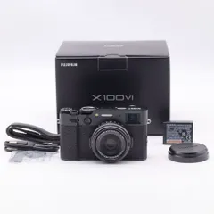 【新品・未使用】富士フィルムX100VI ブラック　2025年最新版 受注停止】FUJIFILM(富士フイルム) X100VI コンパクトカメラ