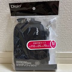 ◇新品未使用品◇ナカバヤシ Digio2 カラフルデジタルカメラケース ブラック DCC-047BK Mサイズ