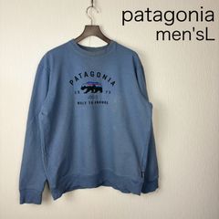 patagonia Arched Fitz Roy Bear Uprisal Crew Sweatshirt メンズL