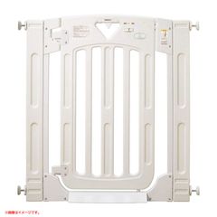 D6538◆未使用 ベビーゲート ペットゲート フェンス ガード 安全柵 扉付き 突っ張りタイプ ハイタイプ スマートゲイトII ミルキー 日本育児・‎5014047001