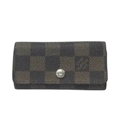 LOUIS VUITTON ルイ ヴィトン CT3181/N62631 4連 キーケース ミュルティクレ4 ダミエ柄 ブラウン系  [240101442823]