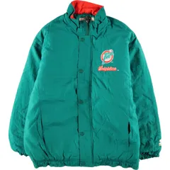 古着 90年代 スターター Starter NFL MIAMI DOLPHINS マイアミドルフィンズ 中綿ジャケット パファージャケット メンズL/evb003855のサムネイル