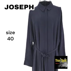 新品タグ付きJoseph ジョゼフロングシャツワンピース40ブラウン