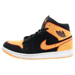 NIKE (ナイキ) AIR JORDAN 1 MID SE VIVID ORANGE FJ4923-008 エアジョーダン1 ミッド SE ヴィヴィッドオレンジ ミッドカットスニーカー ブラック/オレンジ US10/28cm